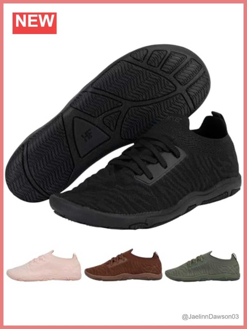 Wool Knit Barefoot Shoes Zero Drop Lightweight Non-Slip Walking Shoes